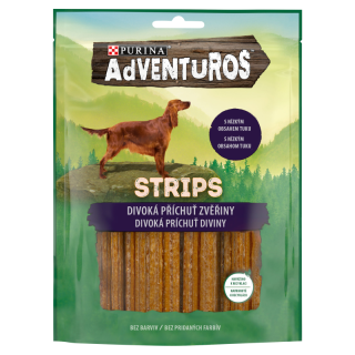 ADVENTUROS Strips 90g s príchuťou zveriny