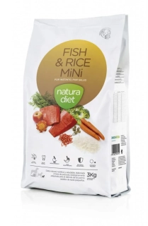 NATURA DIET FISH & RICE MINI 3kg