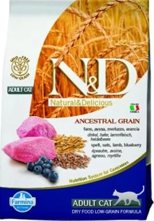 Farmina N&D dog AG adult medium & maxi, lamb, spelt, oats & blueberry 2,5 kg