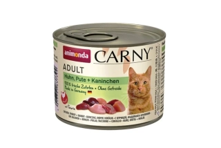 Animonda Carny Adult - kuracie, morka, králik 200g