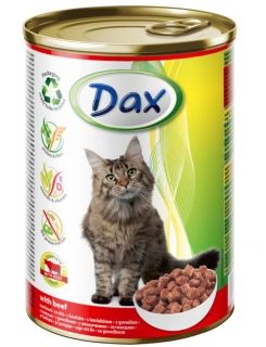 DAX CAT konzerva pre mačky hovädzie 415g