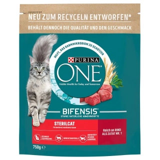 Purina ONE 800g Sterilcat hovädzie s pšenicou