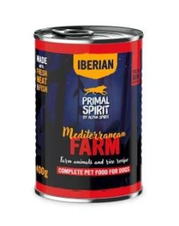 Primal Spirit Dog Iberian - Mediterranean Farm 400g