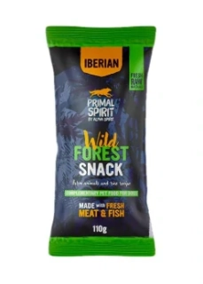 Primal Spirit Dog Iberian Snack - Wild Forest 110g