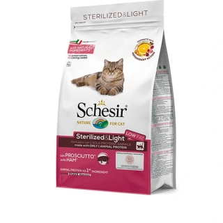 Schesir Sterilized - Šunka s ryžou 1,5kg