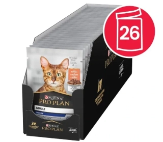 PRO PLAN Cat INDOOR losos v šťave 26x 85g