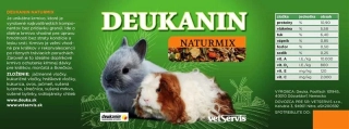 Deukanin Naturmix (Králiky, morčatá, škrečky)  2 kg vedro 