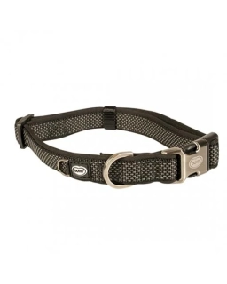 Obojok DUVO+ EXPLOR NORTH nylon čierny 20-35cm/15mm