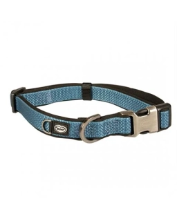 Obojok DUVO+ EXPLOR NORTH nylon petrolejovo-modrá farba 20-35cm/15mm