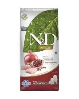 Farmina N&D dog PRIME (GF) puppy medium & maxi, chicken & pomegranate 12 kg