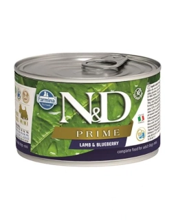 Farmina N&D dog PRIME lamb & blueberry konzerva 140 g