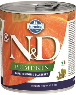 Farmina N&D dog PUMPKIN & lamb & blueberry konzerva 285 g