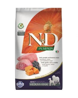 Farmina N&D dog PUMPKIN (GF) adult medium & maxi, lamb & blueberry 2,5 kg