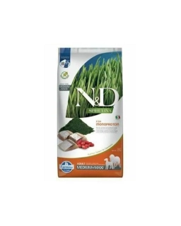 Farmina N&D dog SPIRULINA (GF) adult medium & maxi herring 7 kg