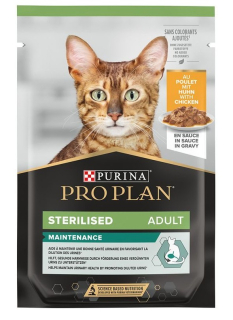 PRO PLAN Adult Cat Sterilised Maintenance kuracie v šťave 85 g