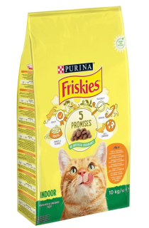 Friskies Indoor kura a zelenina 10 kg