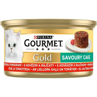 GOURMET GOLD savoury cake s hovadzinou a rajcinami 85 g